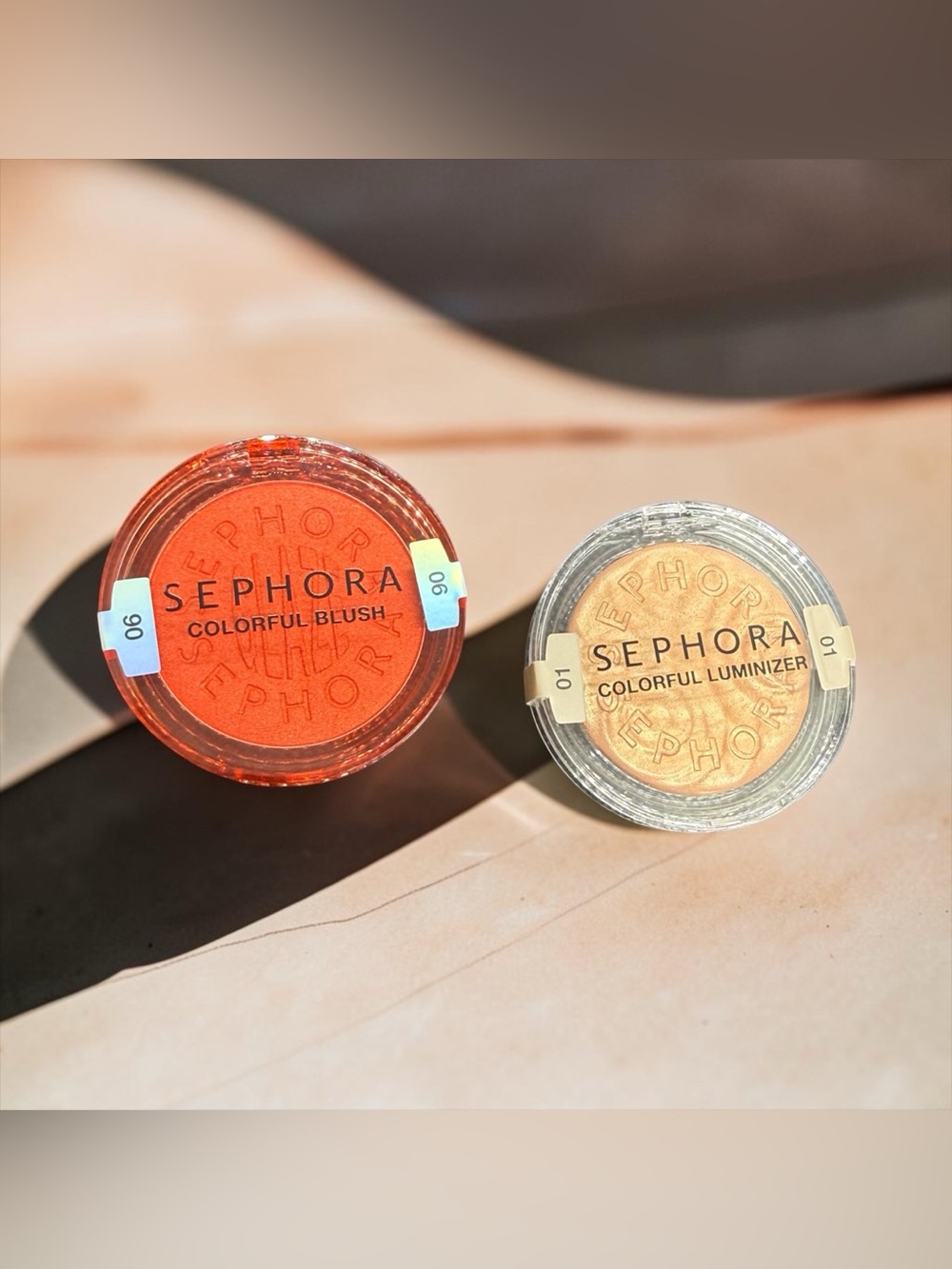 🧡SEPHORA🧡Colorful Blush in Tropical Dawn & Luminizer in Glitzy Gold Duo/NIP